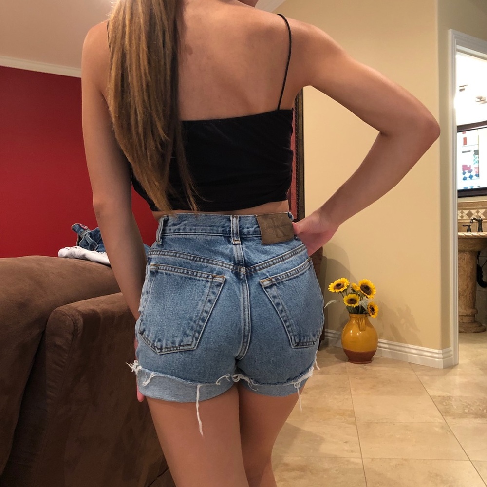 SOLD on C U R T S Y // Vintage Calvin Klein Shorts